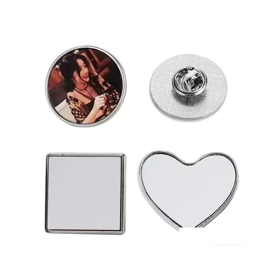 Party Favor Sublimation Blank Pins Diy Button Badge Thermal Heat Transfer  Sliver Blanks For Craft Making Metal Gifts Lapel Pin Drop Dhvkn From  Ediblesbags500mg, $0.52